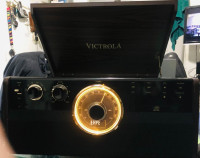 VICTROLA VTA-370B 6-IN-1 NOSTALGIC BELT DRIVE WITH USB ENCODING