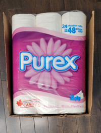 Purex Soft & Thick Toilet Paper, 24 Double Rolls