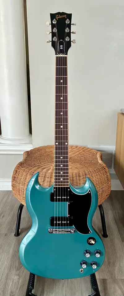 2019 Gibson SG Special in Faded Pelham Blue, View more
