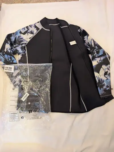LayaTone Wetsuit Top Women 3mm Neoprene Wetsuit Jacket 2XL - NEW, View more