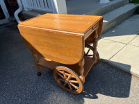 Wooden Coffee Trolley Cart