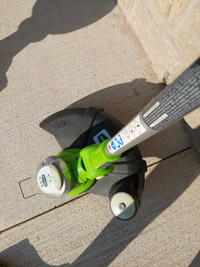Greenworks Trimmer / Edger, Very Good Condition  $70.