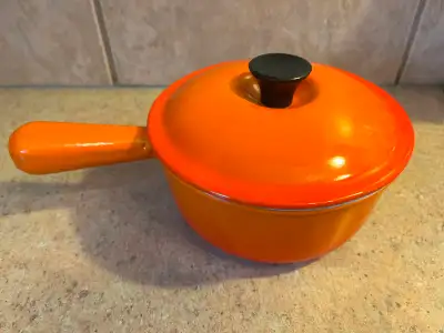 Le Creuset Flame Orange 16 Sauce Pan with Lid, View more
