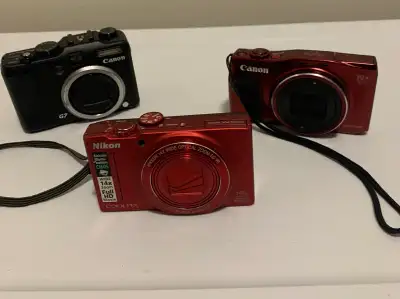 Canon G7 Nikon CoolPix S8200 Canon  SX710, View more
