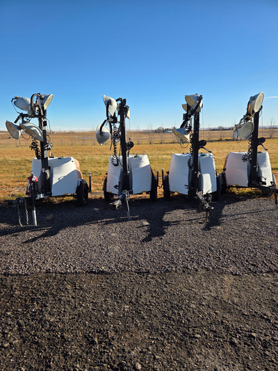 4- 6 KW Generator Light Towers. Anywhere from 10,000 to 12,000 hrs. Also have 2021 8KW Light Tower G...