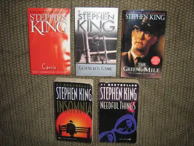 STEPHEN KING PAPERBACK BOOK LOT, View more