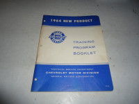 1964 CHEVROLET "NEW PRODUCT" TRAINING PROGRAM BOOKLET