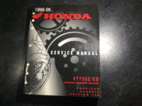 1998 1999 Honda VT750C Shadow VT750 VT700C VT 750 Service Manual