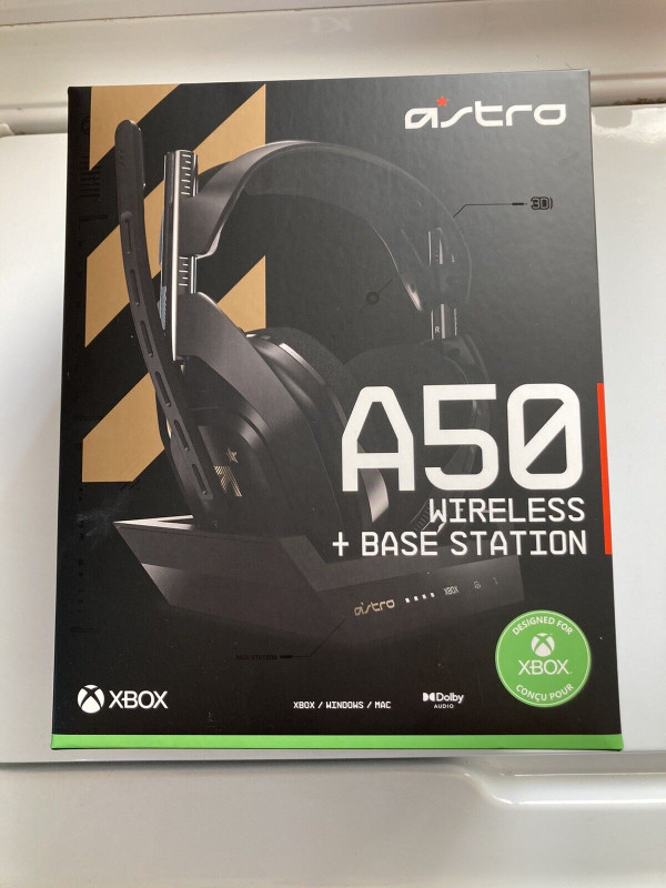ASTRO GAMING A50 WIRELESS + BASE STATION FOR XBOX ONE HEADSET in XBOX One in Markham / York Region - Image 2