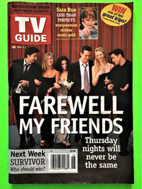FRIENDS - May 1-7, 2004 Finale Week TV Guide