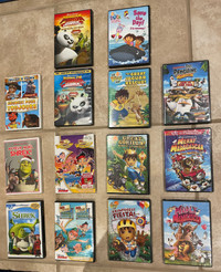 Varieties of DVD for kids/ Variété de DVD pour enfant