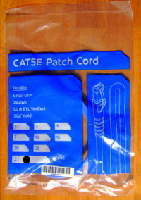 Cat5e Patch Cord 2 Ft
