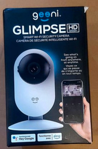 BNIB Geeni GLIMPSE HD 1080p Smart Wi-Fi Security Camera.