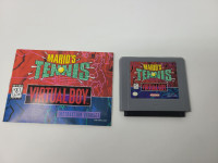 Mario's Tennis For Virtual Boy With Manual