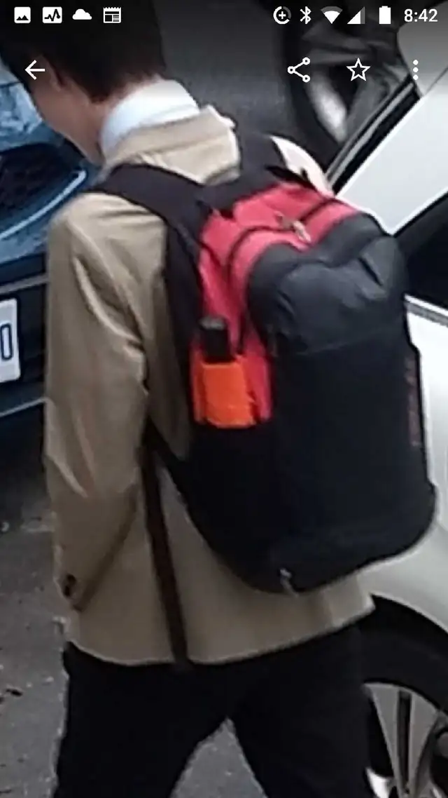 Lost Orange Umbrella 