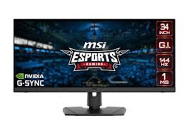 MSI 34" Monitor model (Optix MPG341QR) in Monitors in Ottawa - Image 3