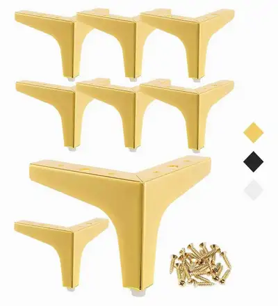 Neuf; 2 lots de 4 pattes pieds pour meubles , View more