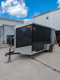 6x12 Covered Utility Trailer - Like New