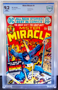 Mister Miracle 9 CBCS 9.2 DC 1972 Jack Kirby Origin Mister Mirac