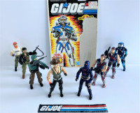 gi joe transformers g1 ninja turtles ghostbusters Jouets vintage