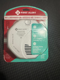 New: New: First Alert Smoke &Carbon Alarm Hard Wired 