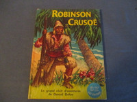 ROBINSON CRUSOE-FRENCH-LES EDITIONS O.Z.-1955-DANIEL DE FOE-RARE