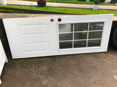 Metal Front Door with Window (32 x 79”), View more