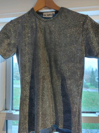 Silver sparkly t-shirt