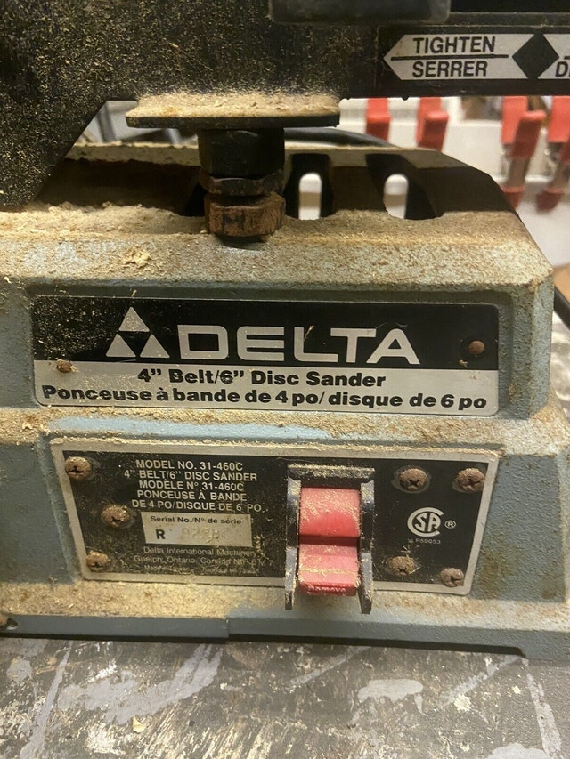 Delta 4” Belt/6” Disc Sander Power Tools Cape Breton Kijiji