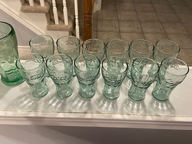 Vintage coke glasses for sale in Arts & Collectibles in Guelph - Image 2