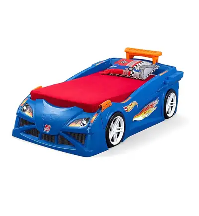 Toddler to Twin Hot Wheels Race Car Bed, View more