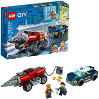 LEGO City 60273 Elite Police Driller Chase complete & built