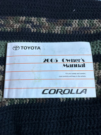 2005 Toyota Corolla owners manual 