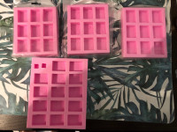 Chocolate making molds mahjong shapes and writing