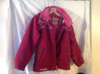 Girls pink CRUSH winter coat Size 12