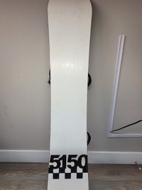 Burton 5150 HEMI 159 Snowboard and Aftermarket Quartz Bindings