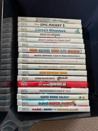 Nintendo Wii Games (17 Games) | $160 All