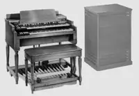 Large Hammond Church style organ and tone cabs or Leslie speaker