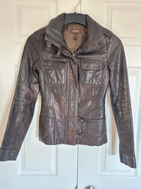 Leather Jacket (DANIER) - Women 2XS/3XS - Mint Condition