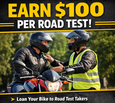 Do you ride and have a motorcycle that’s fairly easy to handle? There’s a simple way to earn around...
