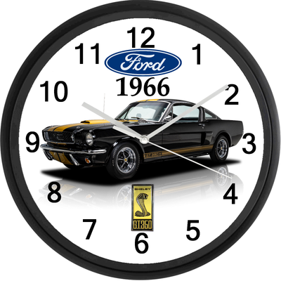 Brand new boxed wall clock approximately 10 inches in diameter featuring Custom designed artwork. Cl...