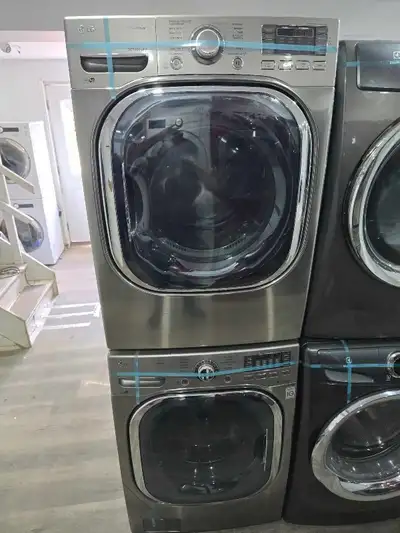 OAKVILLE! - Like New LG 27" Stainless Steel Frontload Stackable, View more