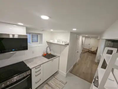2 bedroom basement apartment.