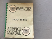 Wurlitzer jukebox service manual