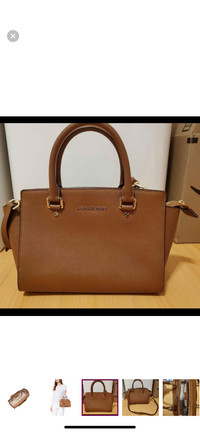 *@@@ NEW MICHAEL KORS : Brown, medium sized handbag/purse.@****