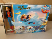 Super Hero Girls Wonder Woman Doll and Invisible Jet Plane