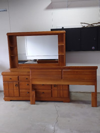 Bedroom set - solid wood