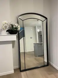 Crate&Barrel Capra floor mirror