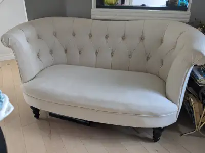 Pier One Linen Settee Couch, View more