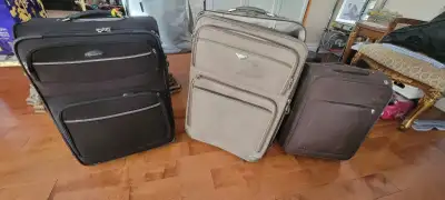 3 CHECK IN, 3 CARRY ON LUGGAGE/SUITCASES FOR SALE ALSO, AIRTRAV, View more